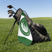 Reclamehanddoek voor de zorgverlener golfhanddoek (Groen)
