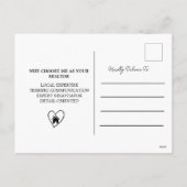 Reclamehouder Valentijnsdag Feestdagenkaart (Achterkant)