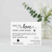 Reclamehouder Valentijnsdag Feestdagenkaart (Staand voorkant)