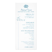 Reclamekaarten Service Menu (Voorkant)