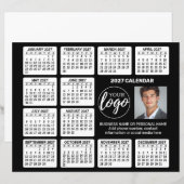 Reclamekalender op papierblad (Voorkant / Achterkant)