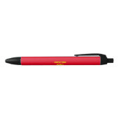 Reclamepen Zwarte Inkt Pen (Bovenkant)