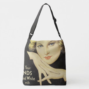  reclameportret Woman Blond Hair Crossbody Tas