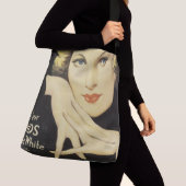  reclameportret Woman Blond Hair Crossbody Tas (Dichtbij)