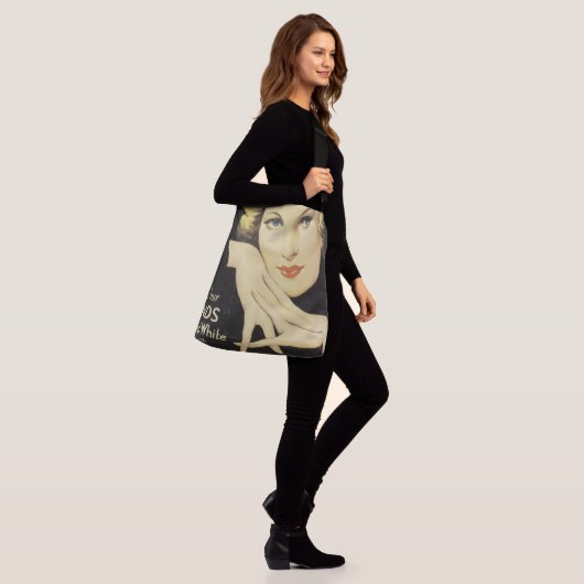  reclameportret Woman Blond Hair Crossbody Tas (Op model)