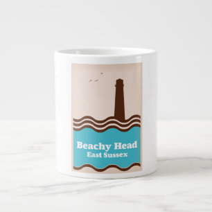 Reclameposter Beachy Head East Sussex Grote Koffiekop