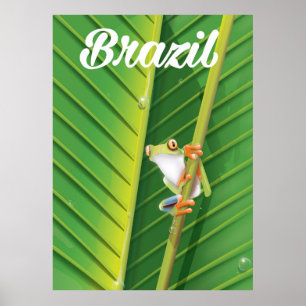 Reclameposter Braziliaanse regenwoudboomkikker Poster
