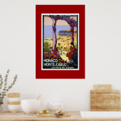 Reclameposter Monaco Monte Carlo Poster (Keuken)