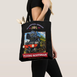 Reclameposter Stoomlocomotief Flying Scotsman Tote Bag