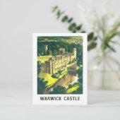 Reclameposter voor Warwick Castle Briefkaart (Staand voorkant)