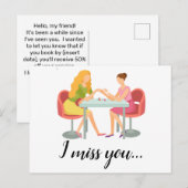 Reclamepromotie voor Nail-tech/Estheticien Briefkaart (Voorkant / Achterkant)