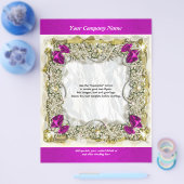 Reclamepromoties op flyer-sjabloon flyer (Enkel)