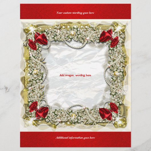 Reclamepromoties op flyer-sjabloon flyer (Achterkant)