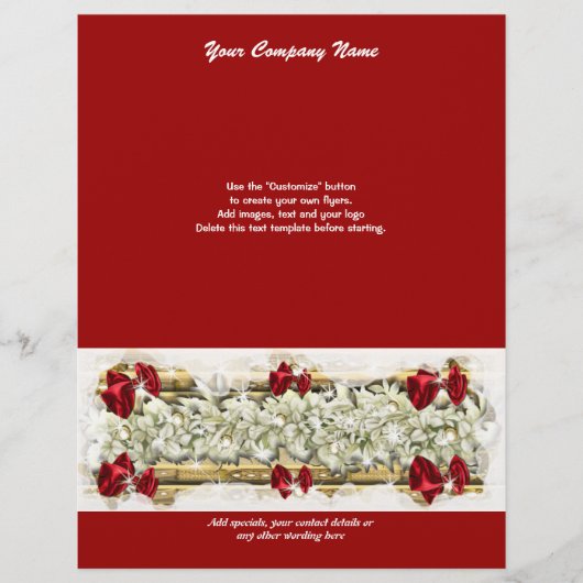 Reclamepromoties op flyer-sjabloon flyer (Voorkant)