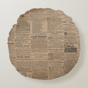 Reclames uit het verleden, NY 1856 Ronde kussen
