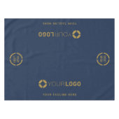 Reclamescherm van Navy Custom Company Logo Tafelkleed (Voorkant (Horizontaal))