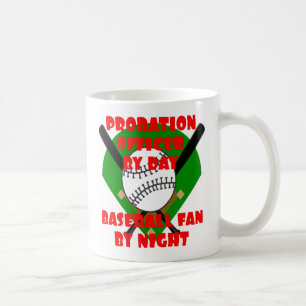 reclasseringsambtenaar houdt van honkbal koffiemok