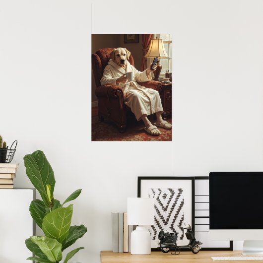 Recliner King: Coffee And Chew Poster (Thuiskantoor)