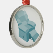 Recliner Metalen Ornament (Rechts)