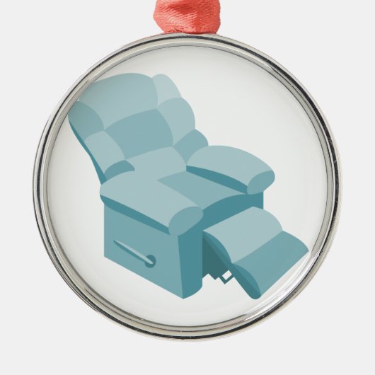 Recliner Metalen Ornament (Voorkant)