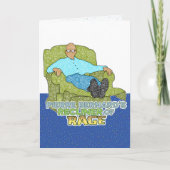 Recliner of Rage Greeting Card Kaart (Voorkant)