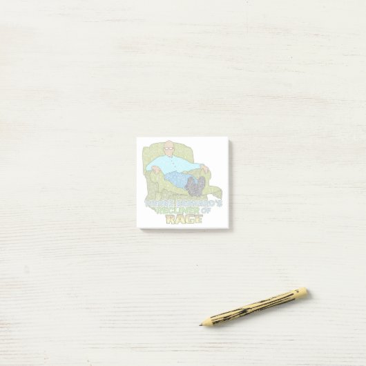 Recliner van Rage Post-it Pad Post-it® Notes (Op bureau)