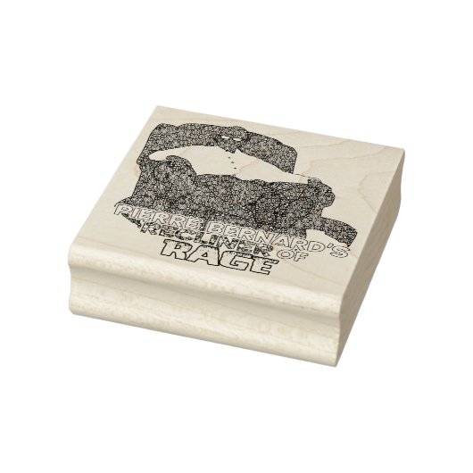 Recliner van Rage Rubber Stamp Rubberstempel (Stempel)