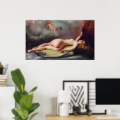 Reclining Beauty , door Luis Ricardo Falero Poster (Thuiskantoor)