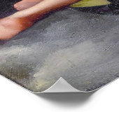 Reclining Beauty , door Luis Ricardo Falero Poster (Hoek)