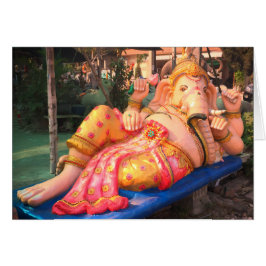 Reclining Ganesha Statue in Chiang Mai, Thailand