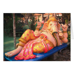 Reclining Ganesha Statue in Chiang Mai, Thailand