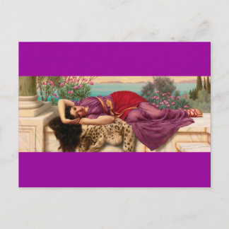 Reclining Greek Lady - Godward Briefkaart
