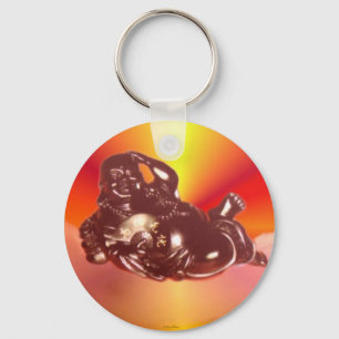 Reclining Laughing Buddha Sleutelhanger