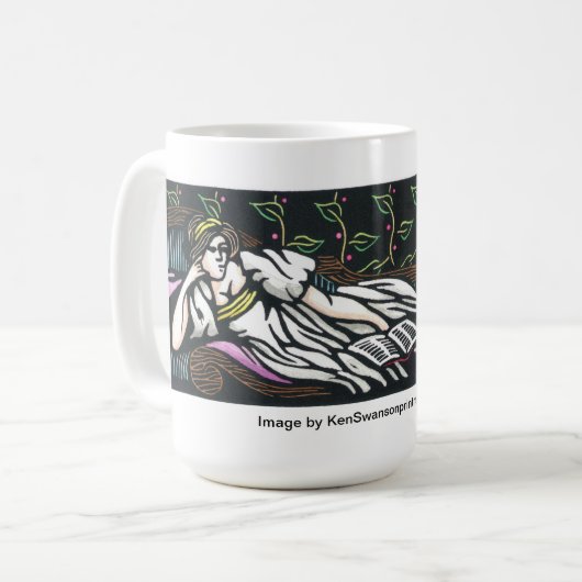 Reclining Mok vrouw door Ken Swanson (Voorkant links)