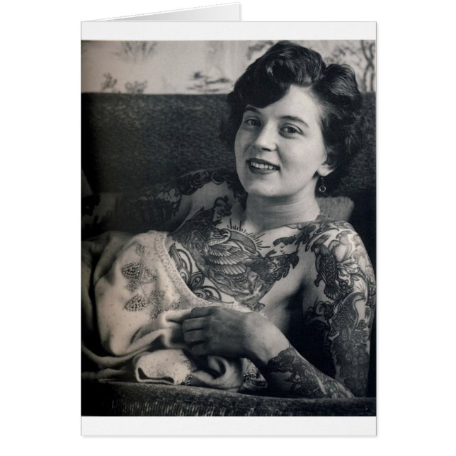 Reclining Tattooed Lady (Voorkant)