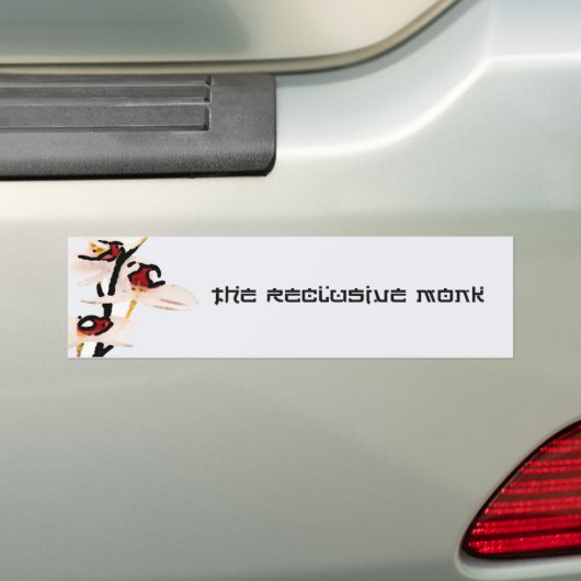 Reclusieve Monk Orchid Bumpersticker (Op auto)