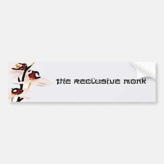 Reclusieve Monk Orchid Bumpersticker (Voorkant)