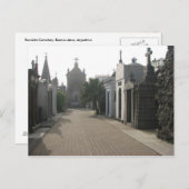 Recoleta begraafplaats, Buenos Aires, Argentinië Briefkaart (Voorkant / Achterkant)