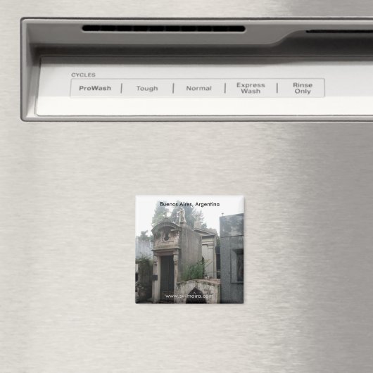 Recoleta Cemetery, Buenos Aires, Argentinië Magneet (Insitu (Vaatwasser))