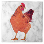 Recoleta Chicken L - Large Ceramic Tegel Tegeltje (Voorkant)