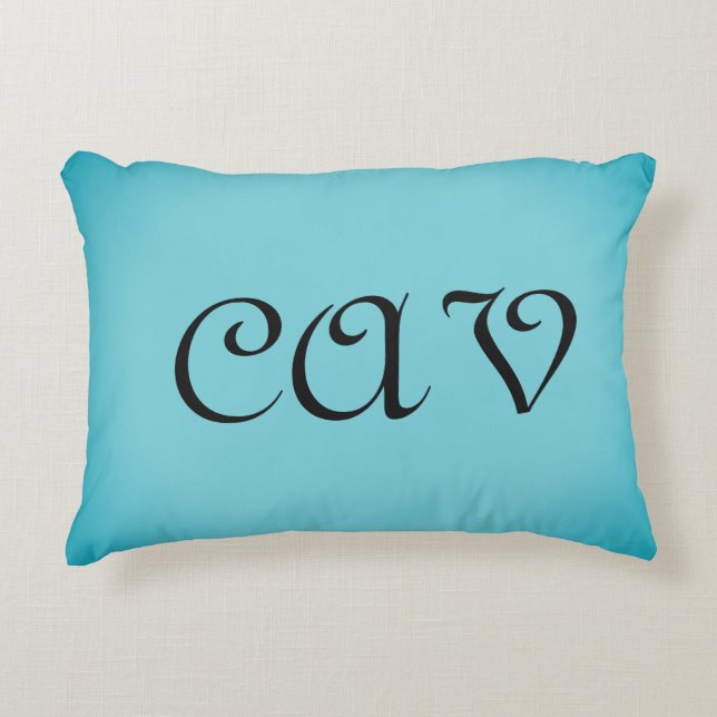 Recoleta Cornflower Blauw Accent Kussen (Voorkant)