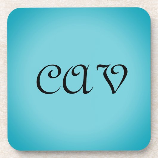 Recoleta Cornflower Blauw Bier Onderzetter (Voorkant)