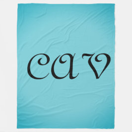 Recoleta Cornflower Blauw Fleece Deken