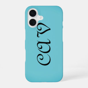 Recoleta Cornflower Blauw iPhone 16 Hoesje