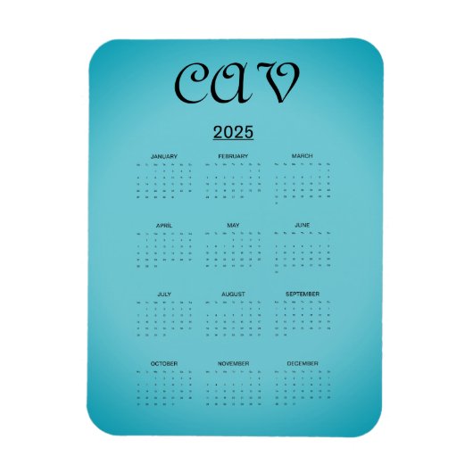 Recoleta Cornflower Blauw Magneet (Verticaal)