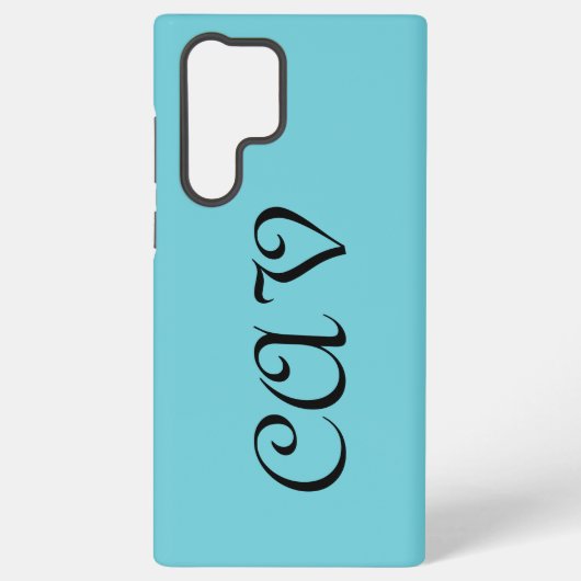 Recoleta Cornflower Blauw Samsung Galaxy Hoesje (Achterkant)