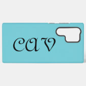 Recoleta Cornflower Blauw Samsung Galaxy Hoesje (Achterkant horizontaal)