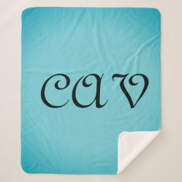 Recoleta Cornflower Blauw Sherpa Deken