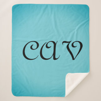 Recoleta Cornflower Blauw Sherpa Deken