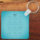 Recoleta Cornflower Blauw Sleutelhanger (Achterkant)